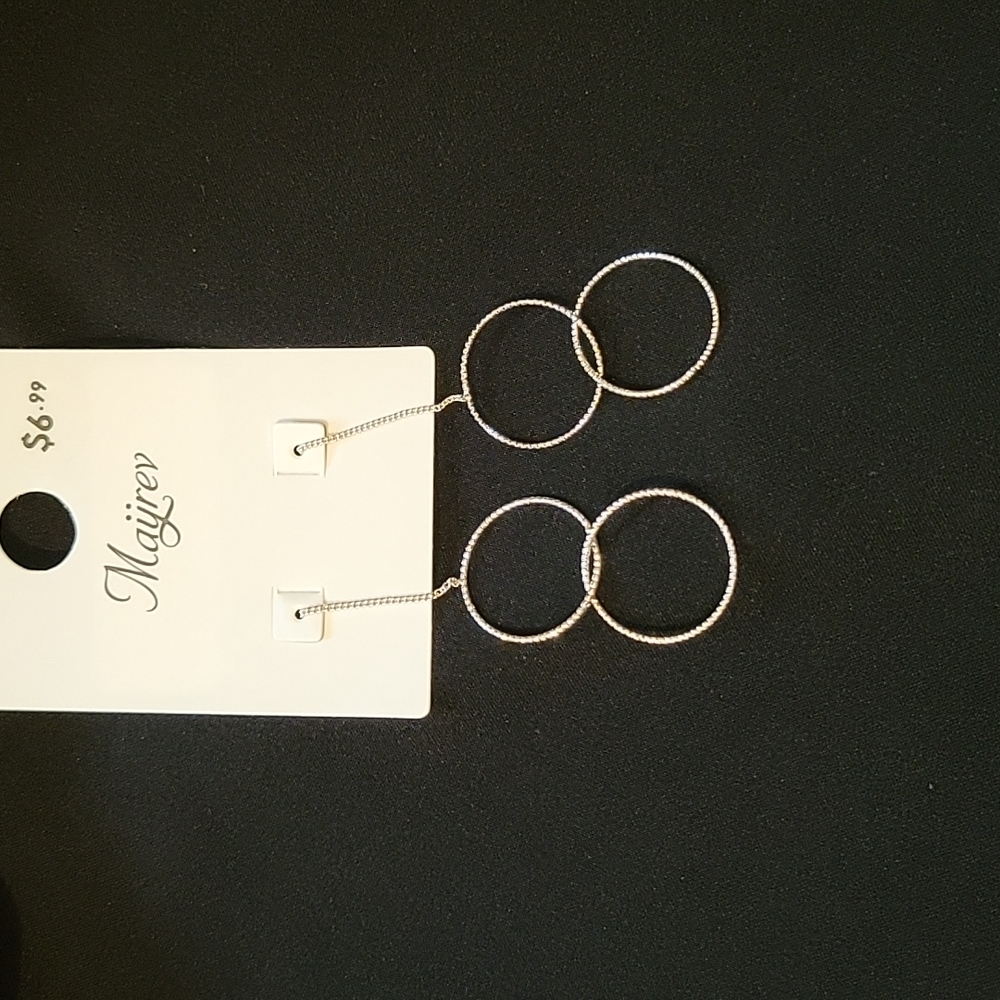 Double loop earrings